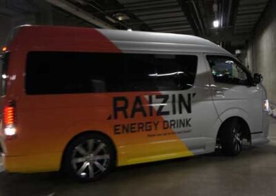 RAIZIN様【RAIZIN ドリンクプロモーションカー制作】(2012年4月)